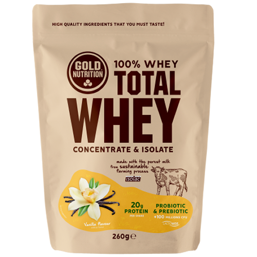 Pudra proteica Total Whey Vanilie, Gold Nutrition